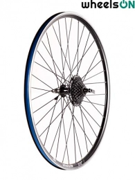 wheelsON Mountain Bike Wheel wheelsON 700c 29er Rear Wheel 8 / 9 / 10 spd Hybrid / Mountain Bike Double Wall 36h Black (+ 8 spd Shimano Cassette)