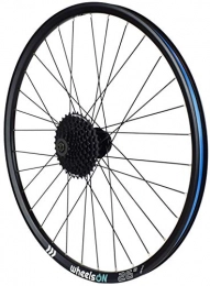 wheelsON Spares wheelsON QR 26 inch Rear Wheel MTB +9 Speed Shimano CS-HG200-9 Cassette 32H Black