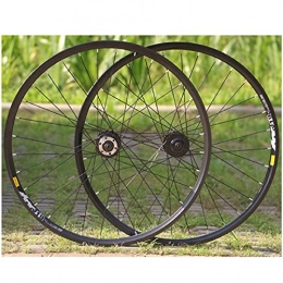 XCZZYC Mountain Bike Wheel XCZZYC 26 Inch 27.5ER Mountain Bicycle Wheelset MTB Rim Double Wall Aluminum Alloy Sealed Bearings Cycling Hub for 10 Speed