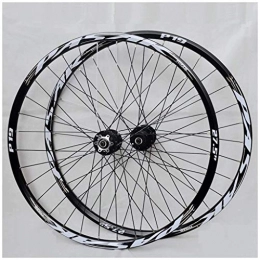 XCZZYC Mountain Bike Wheel XCZZYC Bicycle Wheelset 26 / 27.5 / 29 Inch MTB Double Wall Alloy Rims Disc Brake Bike Wheel QR Cassette Fiywheel Hubs Sealed Bearing 7-11 Speed 32H