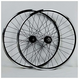 XCZZYC Spares XCZZYC Bicycle Wheelset 26 Inch Double Wall Aluminum Alloy Hybrid / Mountain Rim Disc / V-Brake MTB Cycling Wheels for 7-11speed