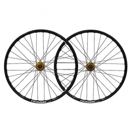 XCZZYC Spares XCZZYC Cycling Wheels 26inch Bicycle Wheel Bike Wheel Set MTB Double Wall Alloy Rim Disc Brake 7-11 Speed 2 Palin Bearing Hub Quick Release 32H 4 Colors