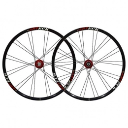 XCZZYC Spares XCZZYC Cycling Wheels Bicycle Wheel 26" Bike Wheel Set MTB Double Wall Alloy Rim Tires 1.5-2.1" Disc Brake 7-11 Speed Sealed Bearings Hub Quick Release 4 Colors