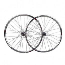 XCZZYC Spares XCZZYC Cycling Wheels Bicycle Wheelset For 26" MTB Front Rear Wheels Double Wall Alloy Rim Quick Release Disc Brake 32 Hole 8 9 10 Speed Silver