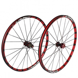 XCZZYC Spares XCZZYC Cycling Wheels Bike Wheel 26 27.5 Inch Bicycle Wheelset MTB Milling Trilateral Double Wall Alloy Rim Carbon Hub QR Disc Brake Front And Rear 7-11 Speed 24H