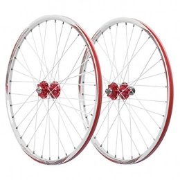 XCZZYC Spares XCZZYC Cycling Wheels MTB 26 Inch Bike Wheel Set Double Wall Alloy Rim Disc Brake 7-11 Speed Sealed Hub Quick Release Tires 1.75-2.1" 32H