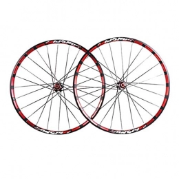 XCZZYC Spares XCZZYC Cycling Wheels MTB Bike Wheel Set 26 27.5in Double Wall Alloy Rim Carbon Hub First 2 Rear 5 Palin Quick Release Disc Brake 7 8 9 10 11 Speed 3 Colours