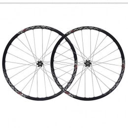 XCZZYC Mountain Bike Wheel XCZZYC MTB Cycling Wheel 26 Inch Bicycle Wheelset CNC Rims 559x20 Disc Brake Mountain Bike Wheels Sealed Bearing Hub QR For 7-11 Speed Cassette Flywheel (Color : Black, Size : 26INCH)