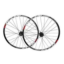 Xgxyklo Mountain Bike Wheel Xgxyklo Mountain Bike Wheelset 29Inch, Aluminum Alloy Rim 28H Disc Brake Bicycle Wheelset, Quick Release, Fit for 7-11 Speed Cassette, Black