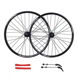 XIAOL Mountain Bike Wheel XIAOL 26" Wheel Mountain Bike, Disc Brake Aluminum Alloy Ultralight Cycling Bearings Hub Compatible 7 8 9 10 Speed Freewheel, Black