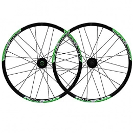 YAYY Mountain Bike Wheel YAYY Mtb Wheels 24 Inch Mountain Bike Wheelset Quick Release Hub Aluminum Alloy Double Wall Rim Disc Brake 7 8 9 Speed, C, Upgrade