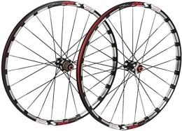 YJTGZ Mountain Bike Wheel YJTGZ Bike Wheel Tyres Spokes Rim Mountain Bike Wheelset, 26 / 27.5 in Bicycle Orne Rear Wheel Aluminum Alloy Rim MTB Wheelset Double Walled Disc Brake Palin Camp 8 9 10 Speed 24 Holes