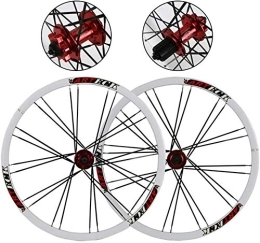 YJTGZ Mountain Bike Wheel YJTGZ Bike Wheel Tyres Spokes Rim MTB Bicycle Wheelset, 26 Inch Bike Wheels Double-Walled Ultralight Aluminum Alloy Disc Brake Quick Release Mountain Bike Rear Wheel Front Wheel 7 8 9 10 Speed 24H