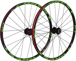 YSHUAI Mountain Bike Wheel YSHUAI 26 / 27.5 inch mountain bike wheels, MTB bicycle wheel-disc rim brakes 8 9 10 11 Speed ​​sealed bearings Hub Hybrid Bike Touring, Green, 27.5inch