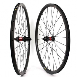 Yuanan Mountain Bike Wheel Yuanan 29er MTB Wheel Cross Country Carbon Wheelset 35mm Width Asymmetric Rim Tubeless Ready for XC or AM Mountain Bike DT 240 hub