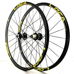 YUDIZWS Mountain Bike Wheel YUDIZWS Mountain Bike Wheelset 26" / 27.5" / 29" Aluminum Alloy Rim 4 Bearing Flat Strip 6 Nail Disc Brake Wheel 6 Claw Suitable 8-12 Speed Cassette Qr (Color : C, Size : 26inch)