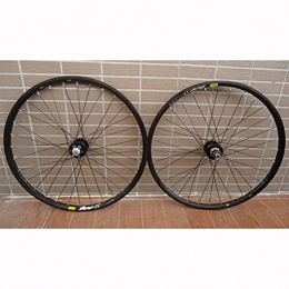 YUDIZWS Mountain Bike Wheel YUDIZWS Mountain Bike Wheelset 26" / 27.5" / 29" Quick Release Disc Brake 32H High Strength Aluminum Alloy Rim Black Bicycle Wheel 8 / 9 / 10 Speed Cassette (Color : Gold hub, Size : 26inch)