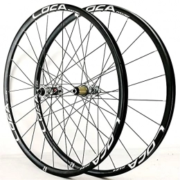 YUDIZWS Mountain Bike Wheel YUDIZWS Mountain Bike Wheelset 26" / 27.5" / 29" Thru Axle Disc Brake 24H Alloy Hub Bicycle Wheels Compatible With 7 / 8 / 9 / 10 / 11 / 12 Speed Cassette (Color : D, Size : 27.5mm)