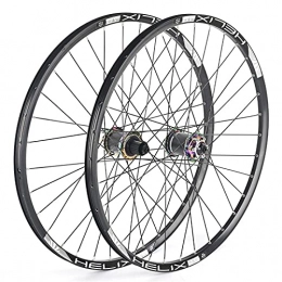 YUDIZWS Mountain Bike Wheel YUDIZWS Wheelset Bike Mtb 26 / 27.5 / 29 Inch Mountain Cycling Wheels Carbon Hub 32 Holes Quick Release Disc Brake Fit To 8 / 9 / 10 / 11 Speed Cassette 1750g (Color : Multi-colored, Size : 27.5inch)