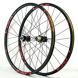 YUDIZWS Mountain Bike Wheel YUDIZWS Wheelset Bike Mtb 26" / 27.5" / 29" Mountain Cycling Wheels Aluminum Alloy Disc Brake Fit For 8-12 Speed Freewheels Quick Release Axles Bicycle Accessory (Color : D, Size : 26inch)