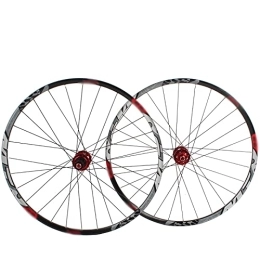 YZDKJDZ Mountain Bike Wheel YZDKJDZ Rims 29" Mountain Bike Wheelset, Aluminum Alloy Rim Disc Brake MTB Wheelset, Quick Release Front Rear Wheels Black Bike Wheels, 28 Holes Hub for 7 / 8 / 9 / 10 / 11 / 12 Speed Cassette