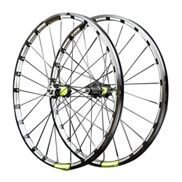 Zatnec Mountain Bike Wheel Zatnec Bike Wheels, Aluminum Alloy Hub Straight Pull Quick Release 7 / 8 / 9 / 10 / 11 / 12 Speed Card Flying Mountain Bike Cycling Wheels (Color : Blue green, Size : 27.5in)