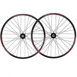 Zatnec Mountain Bike Wheel Zatnec Mountain Bike Wheelset 26 Inch Front 2 Rear 4 Palin Bearing Hub Aluminum Alloy Rim Quick Release Disc Brake 7 8 9 10 Speed Cycling Wheel Set (Color : A)