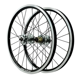 ZCXBHD Mountain Bike Wheel ZCXBHD 20 Inch Mountain Bike Wheels Quick Release MTB Bike Wheel Set V Brake / Disc Brake / Rim Brake Double Walled Aluminum Alloy MTB Rim 7 8 9 10 11 12 Speed Sealed Bearings