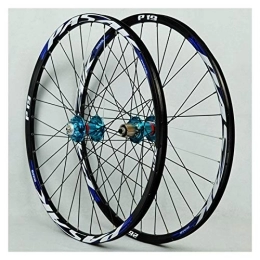 ZCXBHD Mountain Bike Wheel ZCXBHD 26 / 27.5 / 29in Mountain Bike Wheelset Bicycle Wheel Double Walled Aluminum Alloy MTB Rim QR Disc Brake 32H 7-11 Speed Cassette (Size : 29in)