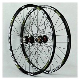 ZCXBHD Mountain Bike Wheel ZCXBHD MTB Bicycle Wheelset 26 27.5 29In Mountain Bike Wheel Double Wall Alloy Rim Sealed Bearing 7-11 Speed Cassette Hub Disc Brake QR (Size : 27.5in)