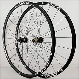 ZECHAO Mountain Bike Wheel ZECHAO Mountain Bike Wheelset 26 / 27.5 / 29 In, Bicycle Wheel Alloy Rim MTB 8-12 Speed with Straight Pull Hub 24 Holes Wheelset (Size : 27.5inch)