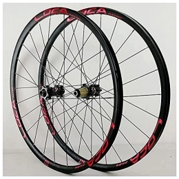 ZECHAO Mountain Bike Wheel ZECHAO Mountain Bike Wheelset 26 / 27.5 / 29In, 24 Holes Disc Brake Bicycle Wheel Alloy Rim MTB 8-12 Speed with Straight Pull Hub Wheelset (Size : 27.5inch)