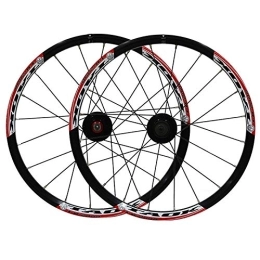 ZFF Mountain Bike Wheel ZFF 20 Inch Mountain Bike Wheelset Folding Bicycle Wheel Small Wheel Front Rear Wheel Disc Brake Quick Release 7 8 9 Speed (Color : A)