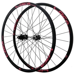 ZFF Mountain Bike Wheel ZFF 26 / 27.5 / 29 Inch Mountain Bike Wheelset Quick Release Disc Brake Road Bike Front Rear Wheel Small Spline 12 Speed (Color : Red, Size : 29in)