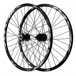 ZFF Mountain Bike Wheel ZFF 26 / 27.5 / 29 MTB Bike Wheelset Disc Brake Mountain Bicycle Wheels Quick Release Aluminum Alloy Rim 7 / 8 / 9 / 10 / 11 / 12 Speed Cassette Freewheel 32 Holes (Color : Silver, Size : 26in)
