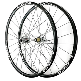 ZFF Mountain Bike Wheel ZFF 26 27.5 29in Mountain Bike Wheelset Disc Brake Thru Axle MTB Front & Rear Wheel 8 9 10 11 12 Speed Aluminum Alloy Hub Matte 24H (Color : Silver, Size : 29in)