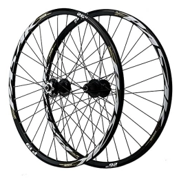 ZFF Mountain Bike Wheel ZFF 26 / 27.5 / 29in MTB Bike Wheelset Disc Brake Mountain Bicycle Wheels Quick Release Aluminum Alloy Rim 7 / 8 / 9 / 10 / 11 / 12 Speed Cassette Freewheel 32 Holes (Color : Silver, Size : 26in)