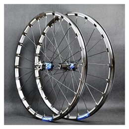 ZFF Mountain Bike Wheel ZFF 26 / 27.5inch mtb Wheelset Quick Release Mountain Bike Front + Rear Wheel Disc Brake Double Wall 7 / 8 / 9 / 10 / 11 / 12 Speed 24 Holes (Color : D, Size : 26in)