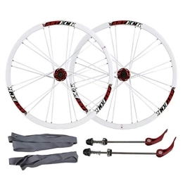 ZFF Mountain Bike Wheel ZFF 26 Inch Bicycle Disc Brake Wheelset Mountain Bike Flat Spoke Wheel Aluminum Alloy Rim 7 / 8 / 9 / 10 Speed Quick Release 24 Hole