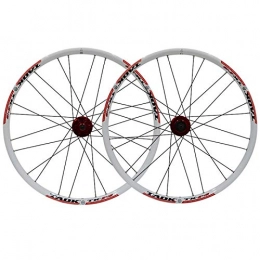 ZFF Spares ZFF Mtb Wheels 24 Inch Mountain Bike Wheelset Quick Release Hub Aluminum Alloy Double Wall Rim Disc Brake 7 8 9 Speed (Color : D)