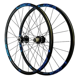 ZFF Mountain Bike Wheel ZFF MTB Wheelset 26" 27.5" 29" Quick Release Disc Brake Mountain Bike Wheels, High Strength Aluminum Alloy Rim Bike Wheel, Suitable 7-12Speed Cassette Freewheel (Color : Blue, Size : 27.5in)