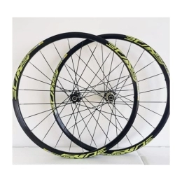 ZFF Mountain Bike Wheel ZFF MTB Wheelset 26 / 27.5 / 29inch Disc Brake Quick Release Mountain Bike Front Rear Wheel Aluminum Alloy Double Wall Rim 7 / 8 / 9 / 10 / 11 Speed Cassette 24holes (Color : Svart, Size : 29'')