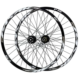 ZFF Mountain Bike Wheel ZFF Oksmsa Mountain Bicycle Wheelset Barrel Shaft 26 / 27.5 / 29 Inch Bike Wheel (Front + Rear) Quick Release Disc Brake Double Wall MTB Rim 7-11 Speed Cassette (Color : Gold-2, Size : 29in)