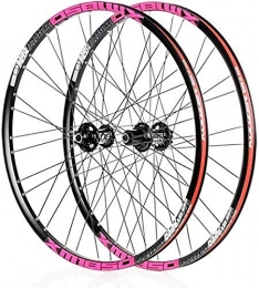 ZHTY Mountain Bike Wheel ZHTY cycling wheels, 26" / 27.5" bicycle wheelset disc brake Quick release mountain bike wheelset aluminum alloy rims 32H for Shimano or Sram 8 9 10 11 Ges Bike Front and Rear Wheels