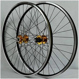 TYXTYX Mountain Bike Wheel ZHTY Mountain Bike Cycling Wheelset 26 Inch, Double Wall Aluminum Alloy MTB Rim V-Brake Hybrid Freewheel 7 8 9 10 Speed Disc