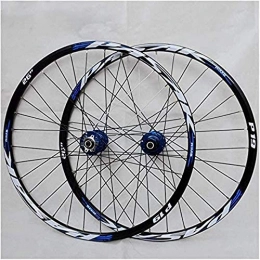 ZHTY Mountain Bike Wheel ZHTY Mountain bike wheelset, 29 / 26 / 27.5 inch bicycle wheel (front + rear) double-walled aluminum alloy rim quick release disc brake 32H 7-11 speed Bike Front and Rear Wheels