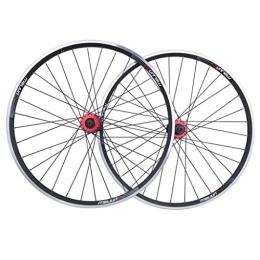 TYXTYX Mountain Bike Wheel ZHTY MTB Bike Wheelset 26 Inch, Double Wall Aluminum Alloy Bicycle Rim V-Brake / Disc Brake Quick Release 32 Hole 7 8 9 10 Speed Disc