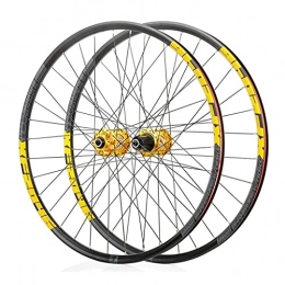 zmigrapddn Mountain Bike Wheel zmigrapddn 26 Inch 27.5 29ER Mountain Racing Bicycle Wheelset, Double Wall Hybrid / MTB Bike Quick Release Rim Hub Discbrake 11 Speed Wheels (Size : 27.5 inch)