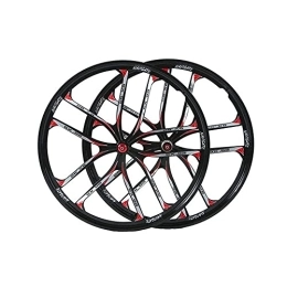 zmigrapddn Mountain Bike Wheel zmigrapddn MTB Bike Cycling Wheels 26 Inch, Double Wall Mium Alloy Quick Release Discbrake Hybrid / Mountain Disc 8 9 10 11 Speed (Color : D)