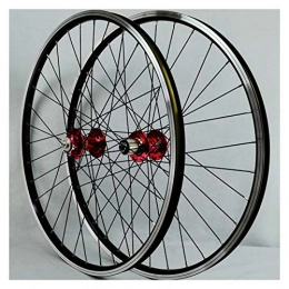 ZNND Mountain Bike Wheel ZNND 26 Inch Wheel Mountain Bike Front And Rear Wheel Disc / V Brake Quick Release Alloy Rim Front 2 Rear 4 Palin 7-11Speed QR (Color : A)